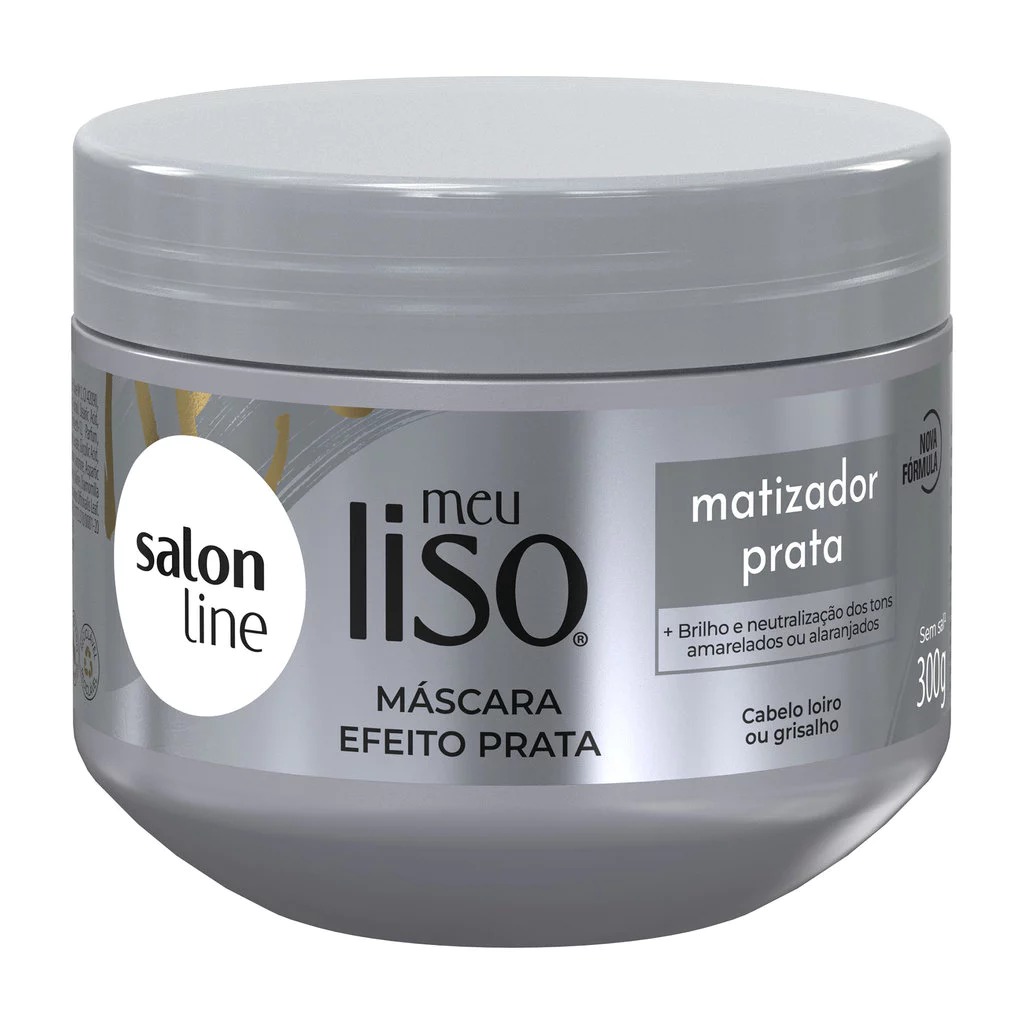 Máscara Salon Line Matizador Prata