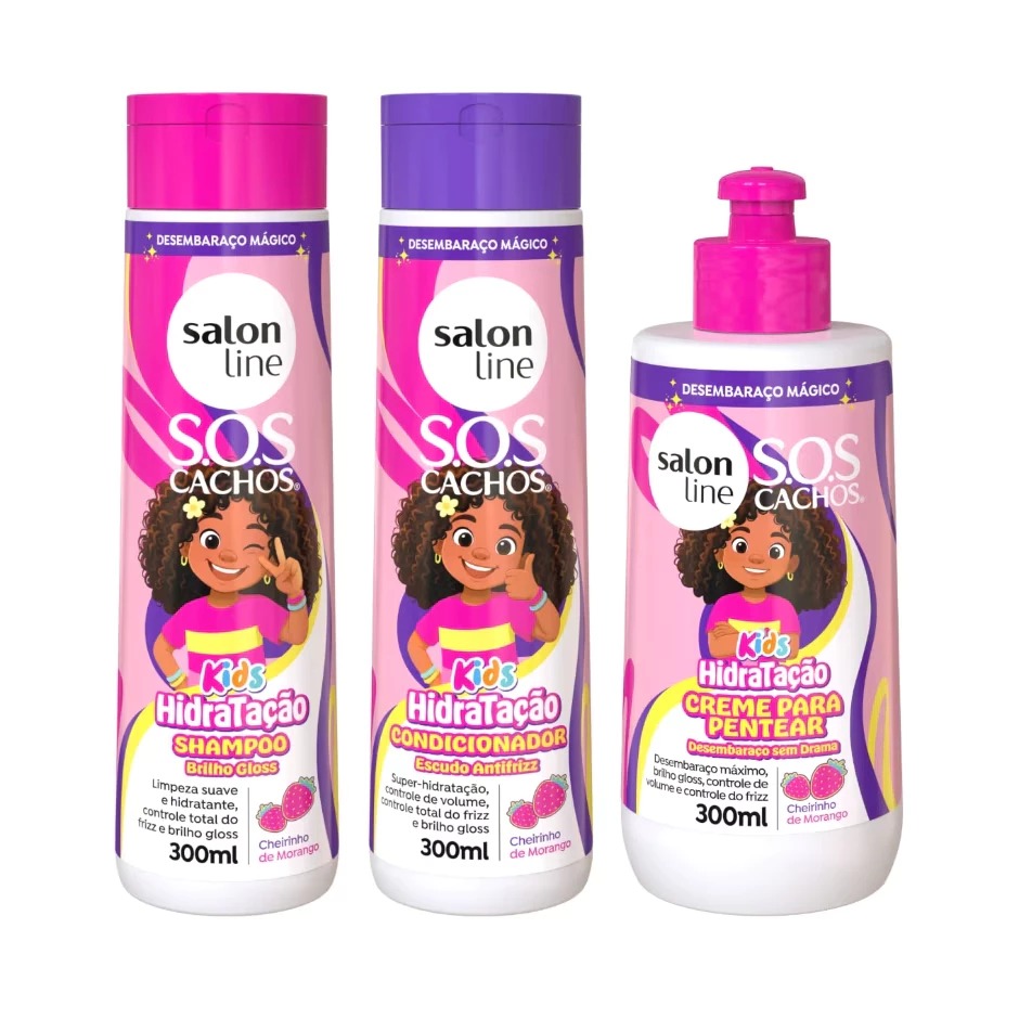Kit SOS Cachos Kids Salon Line