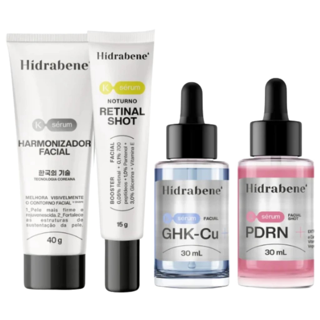 Kit séruns coreanos Hidrabene